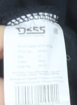 D555 Men's Navy Full Zip Hoodie M Logo Print San Diego Design
