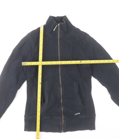 Musto Women's Navy Full Zip Cotton Sweatshirt Size 8
