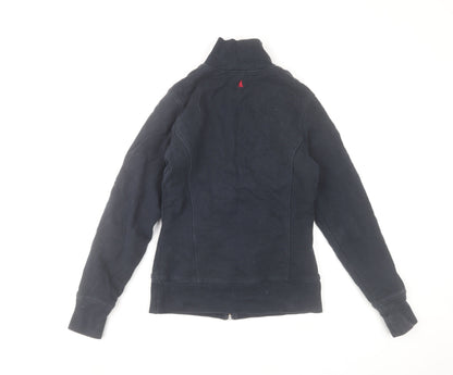 Musto Women's Navy Full Zip Cotton Sweatshirt Size 8