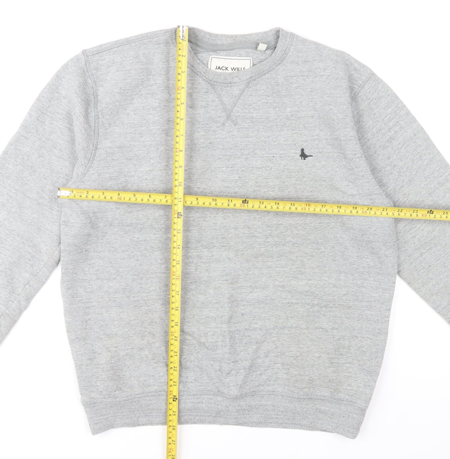 Mens UK Size M Jack Wills Grey Pullover Sweatshirt