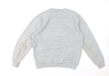 Mens UK Size M Jack Wills Grey Pullover Sweatshirt