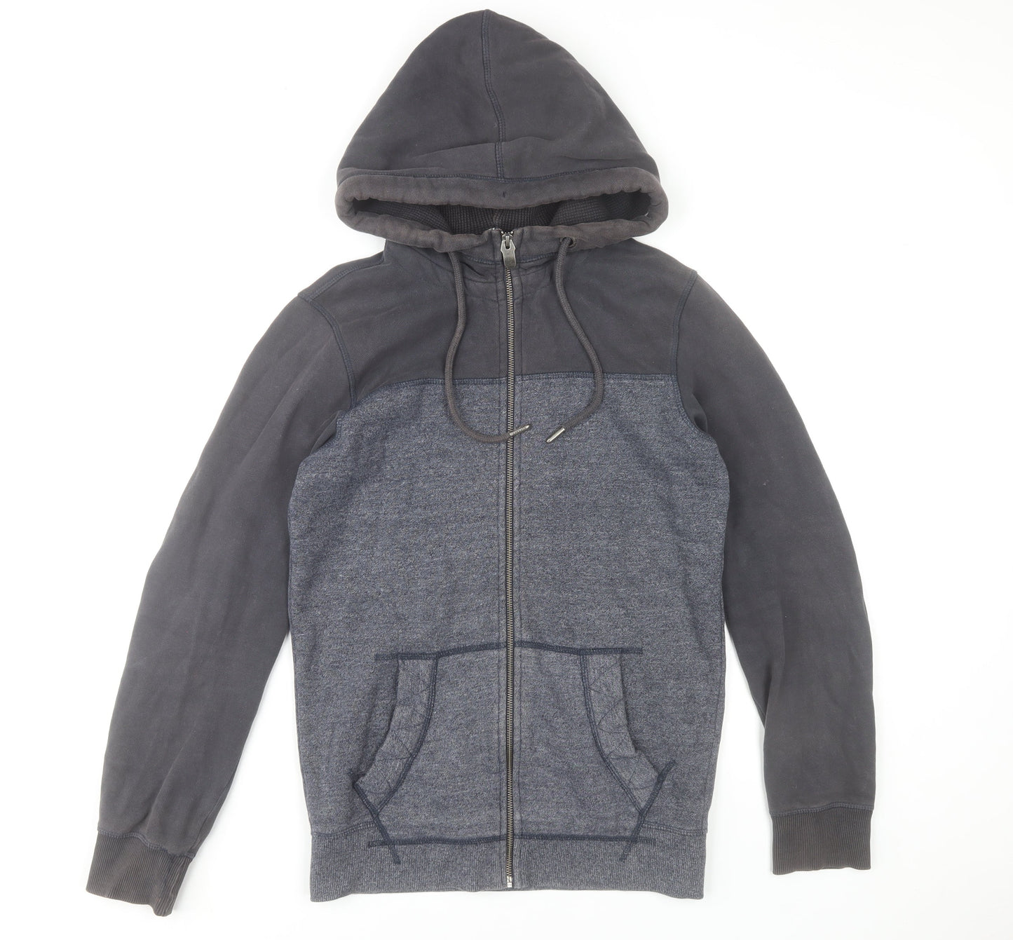Mens UK Size XS Fat Face Blue Full Zip Hoodie