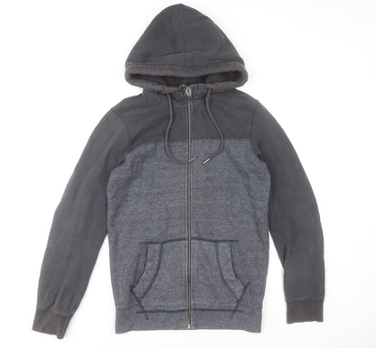 Mens UK Size XS Fat Face Blue Full Zip Hoodie