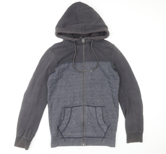 Mens UK Size XS Fat Face Blue Full Zip Hoodie
