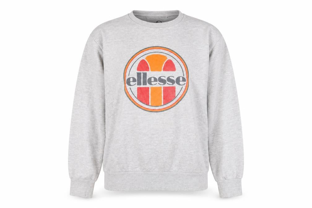 Womens UK Size M ellesse Grey Pullover Sweatshirt