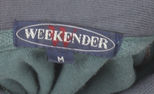 Weekender Men’s Multicoloured Long Sleeve Cotton Polo Shirt Size M