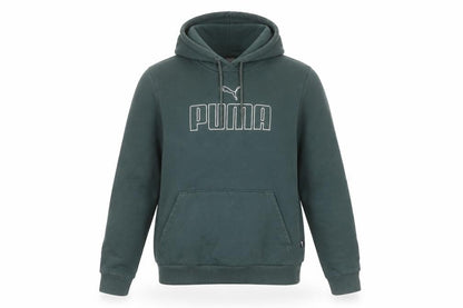 Womens UK Size S PUMA Green Pullover Hoodie