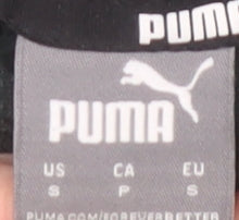 Puma Women's Green Pullover Hoodie Small Cotton Blend Logo Sweatshirt