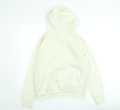 Disney Women Ivory Mickey Hoodie UK 10 Regular Fit Pullover