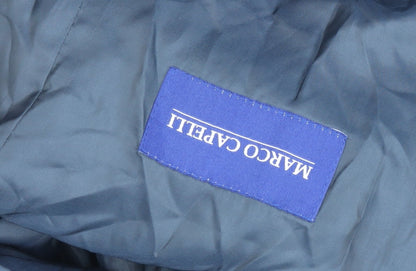 Marco Capelli Men's Blue 38R Wool Blend Formal Blazer Jacket