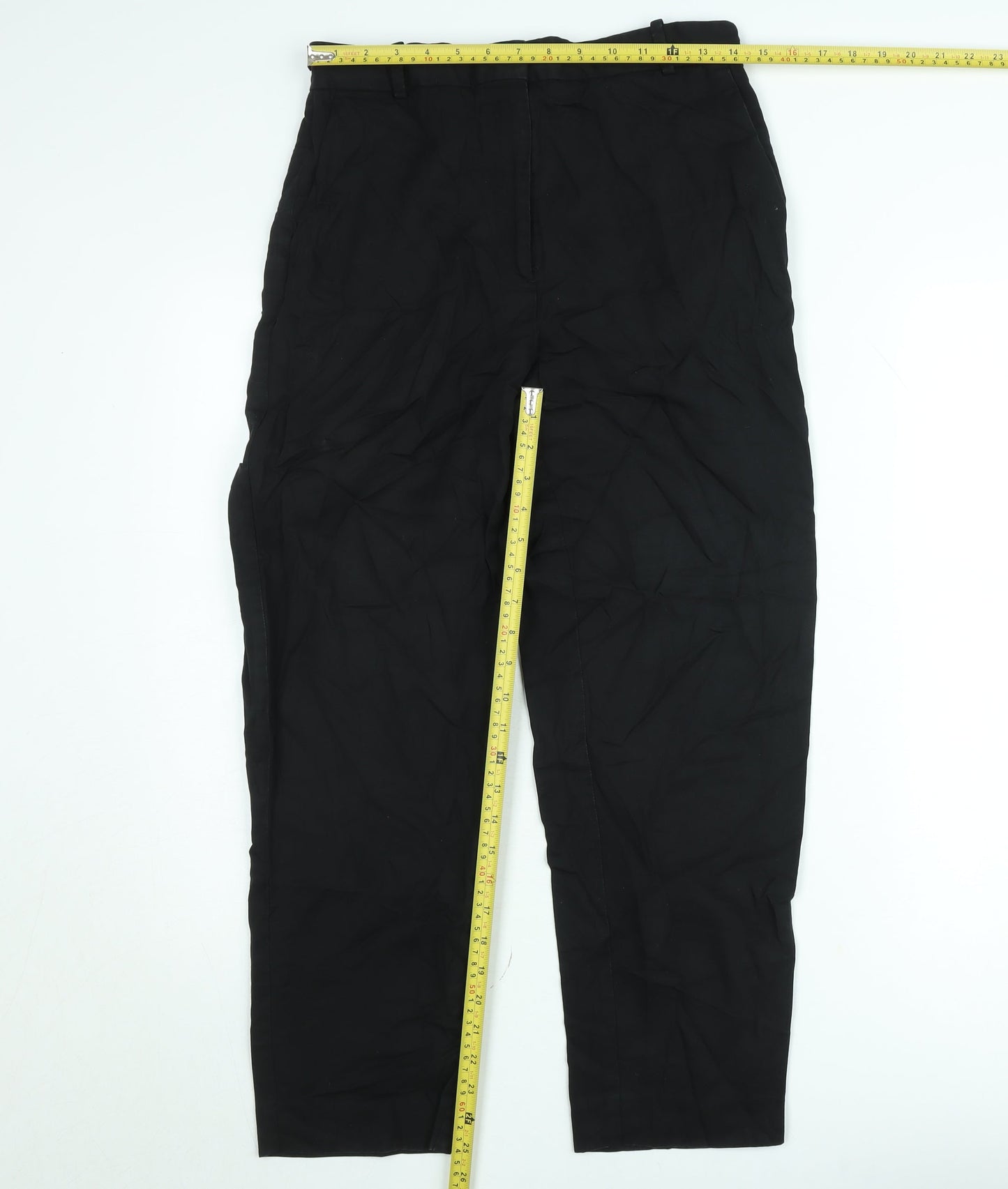 Sandro Paris Men's Black Slim Fit Chino Trousers M