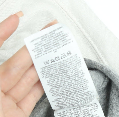 Nike Women’s Grey & White Colourblock Pullover Hoodie XL