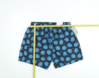 H&M Mens Blue Cartoon Network Swim Shorts L Quick Dry