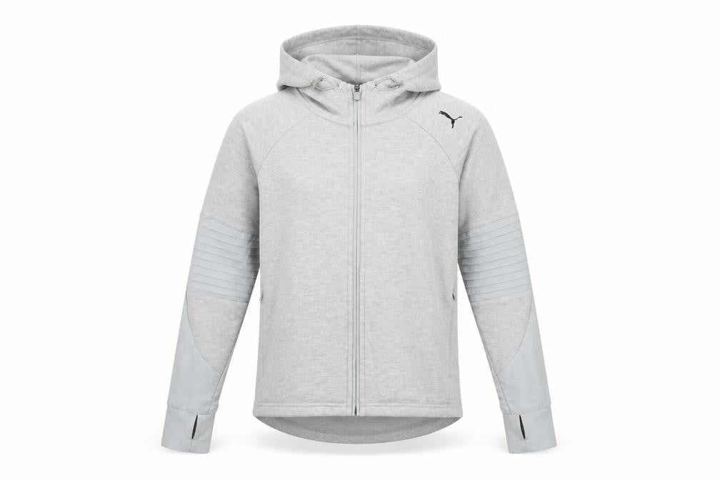 Mens UK Size XS PUMA Grey Full Zip Hoodie