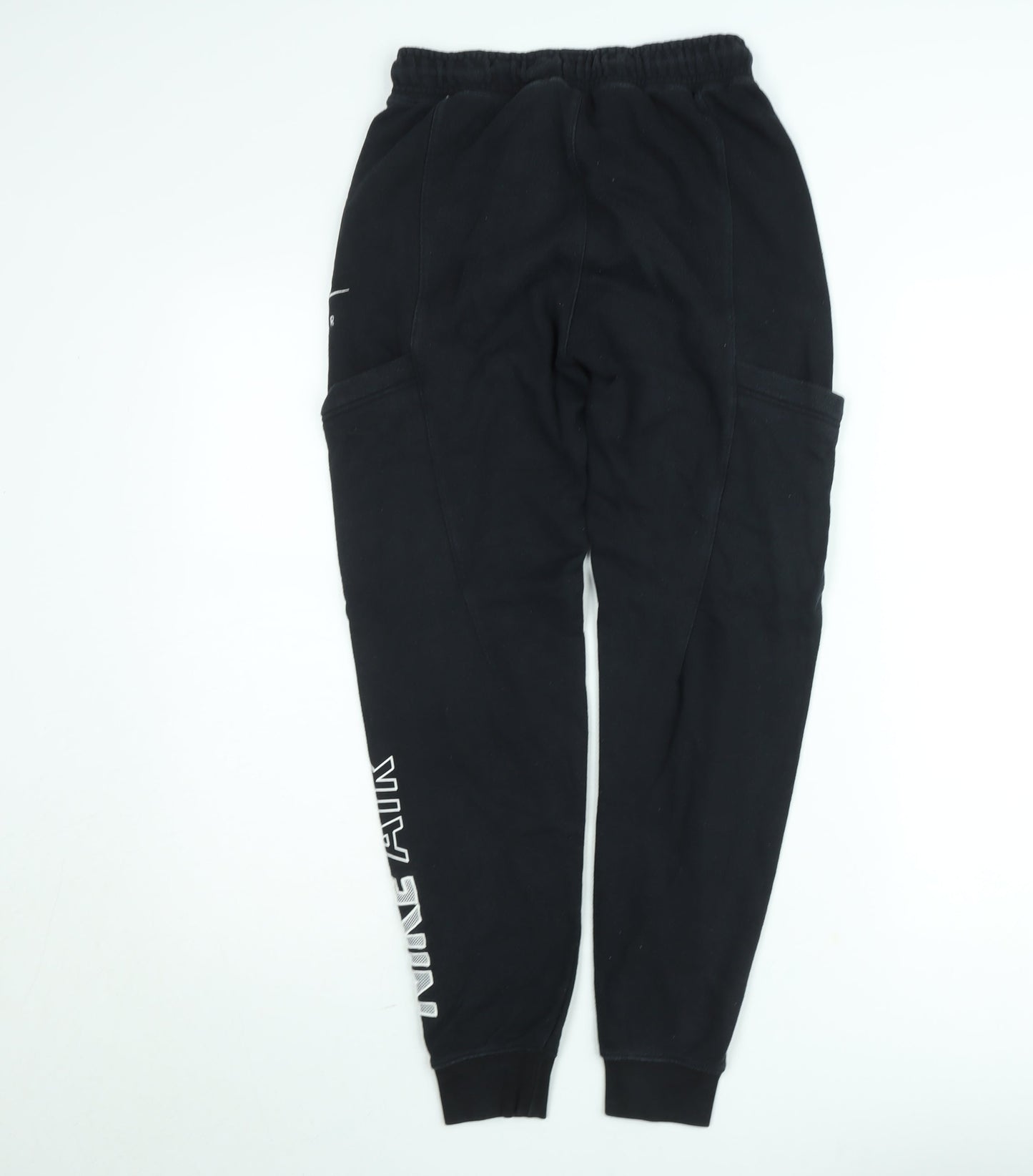 Mens UK Size XS Nike Regular Fit Jogger Black Trousers