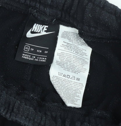 Mens UK Size XS Nike Regular Fit Jogger Black Trousers