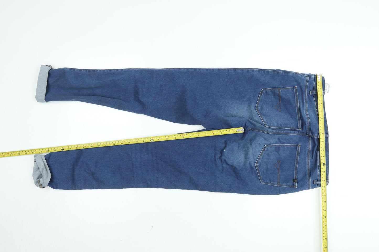 Noisy May Women's Blue Skinny Denim Jeans M/L L32 Slim Fit Stretch