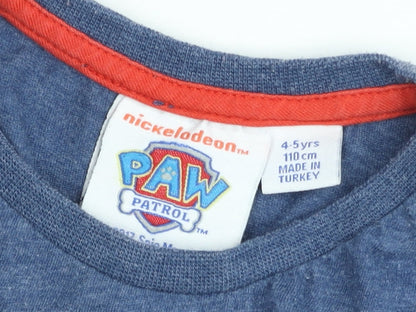 Nickelodeon PAW Patrol Boys Blue 4-5 Years Sequin Long Sleeve T-Shirt