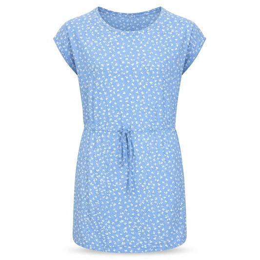 ONLY Women's Blue Floral Cotton Short Shift Dress Size M