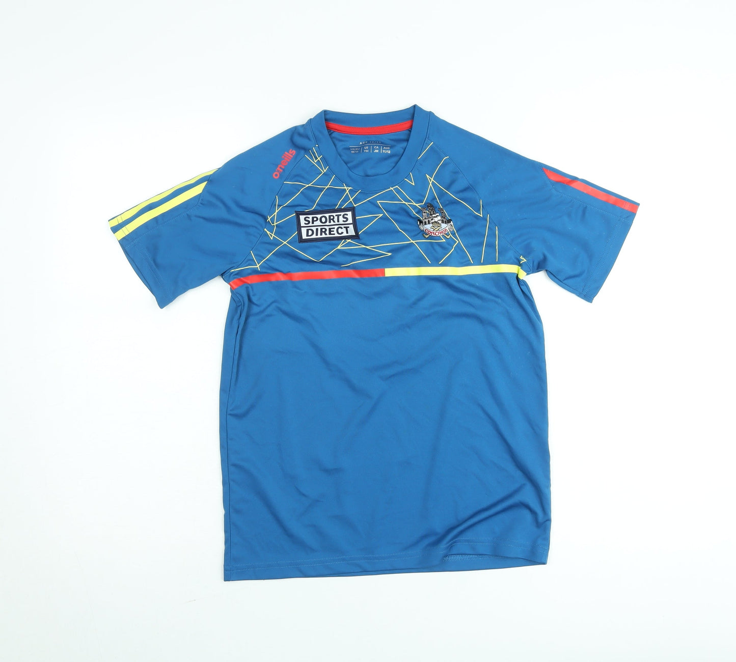 O'Neills Boys Blue Sports T-Shirt Age 10-11 Years Lightweight Jersey Top