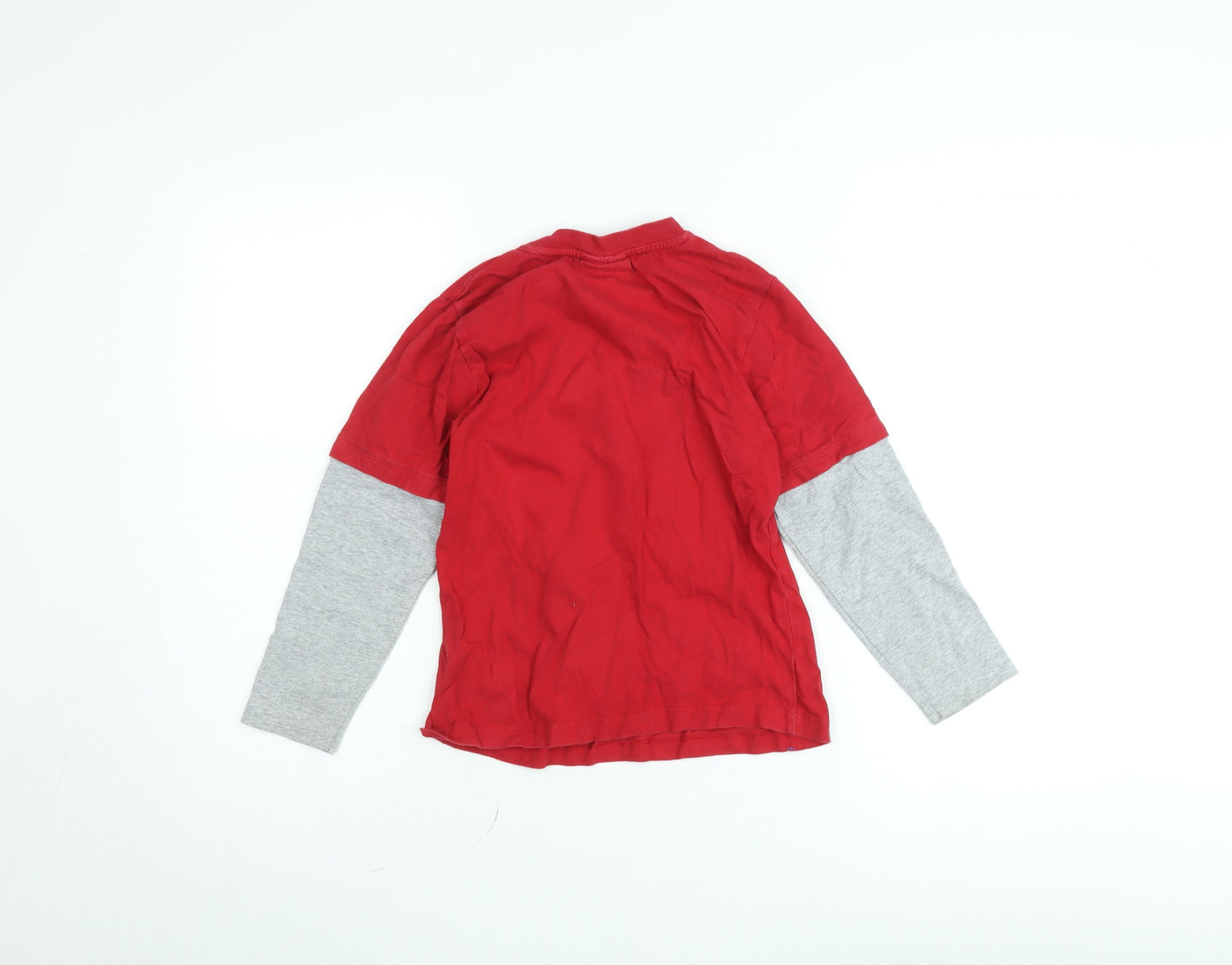 Moshi Monsters Boys Red Long Sleeve Graphic T-Shirt 5-6 Years