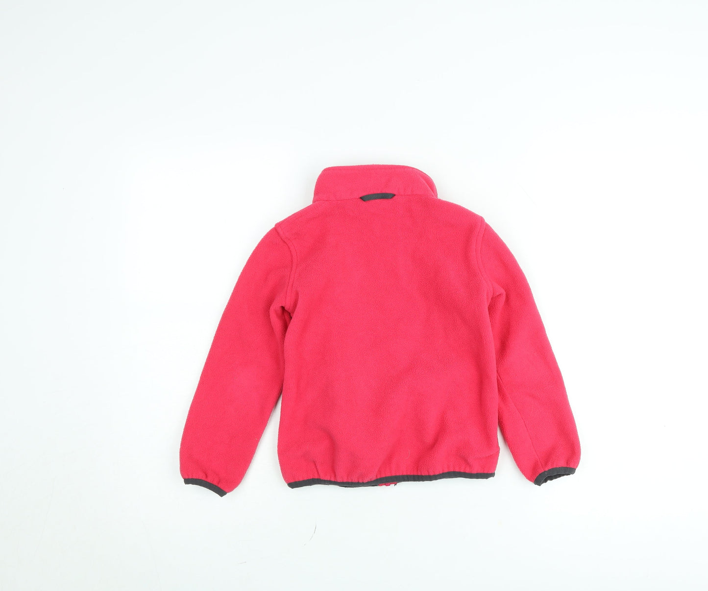 Peter Storm Girls Pink Fleece Full Zip Sweatshirt 5-6 Years Lightweight Outdoor