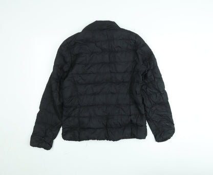 Uniqlo Boys Black S Ultra Light Down Puffer Jacket
