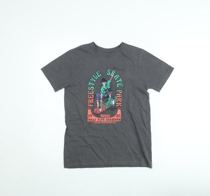 Primark Cares Teens Grey Freestyle Skate Graphic T-Shirt 11-12Y 152cm