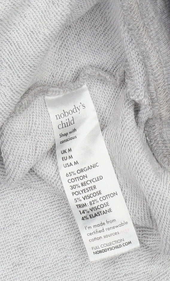 Nobody's Child Women's Grey Crew Neck Pullover Sweatshirt Size M