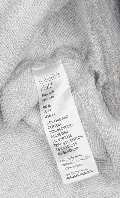 Nobody's Child Women's Grey Crew Neck Pullover Sweatshirt Size M