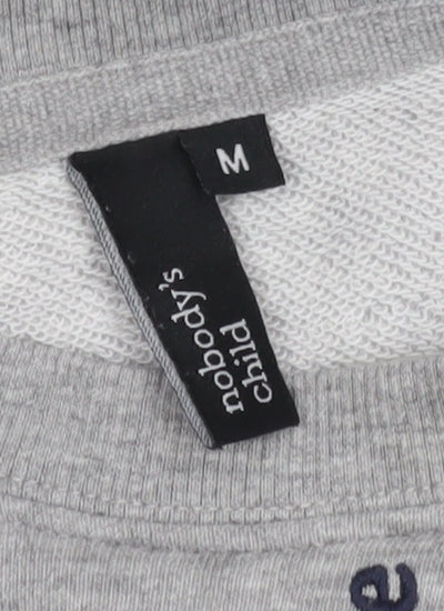 Nobody's Child Women's Grey Crew Neck Pullover Sweatshirt Size M