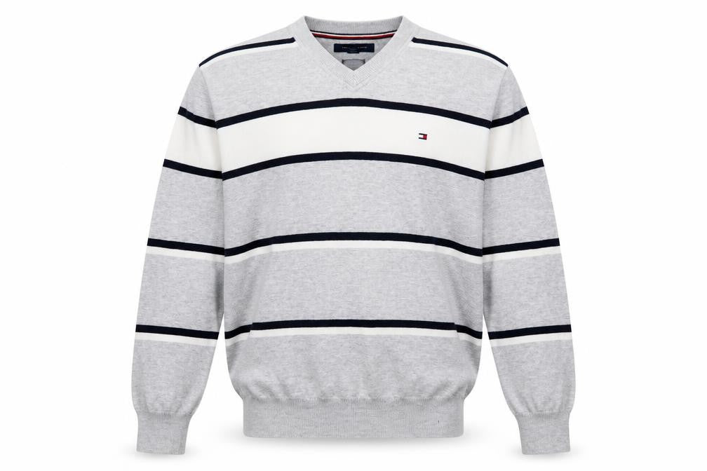Mens UK Size S Tommy Hilfiger Grey Pullover Jumper