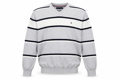 Mens UK Size S Tommy Hilfiger Grey Pullover Jumper