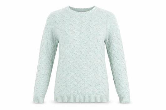 Womens UK Size XS Lands' End Green Pullover Jumper