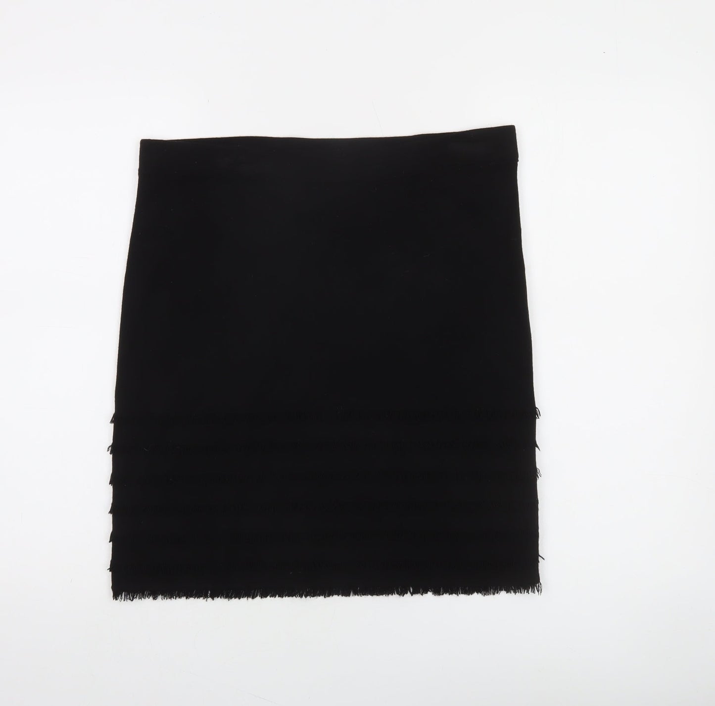 Banana Republic Womens Black L Knit Stretch Pencil Skirt