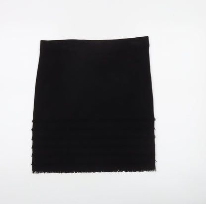 Banana Republic Womens Black L Knit Stretch Pencil Skirt