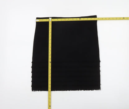Banana Republic Womens Black L Knit Stretch Pencil Skirt