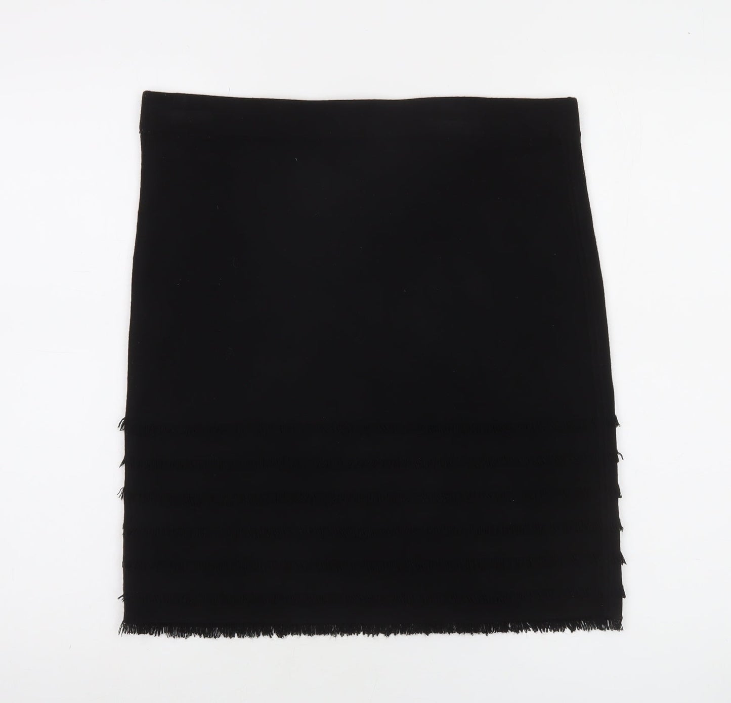 Banana Republic Womens Black L Knit Stretch Pencil Skirt