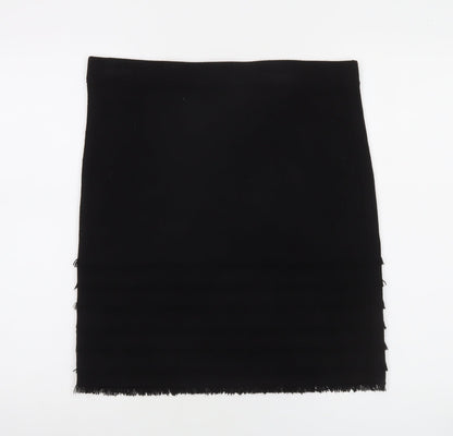 Banana Republic Womens Black L Knit Stretch Pencil Skirt