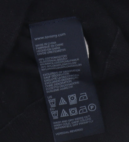 Womens UK Size S Tommy Hilfiger Black Pullover Jumper