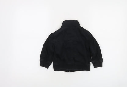 Timberland Boys Black 18 Months Bomber Jacket 100% Cotton Zip Up