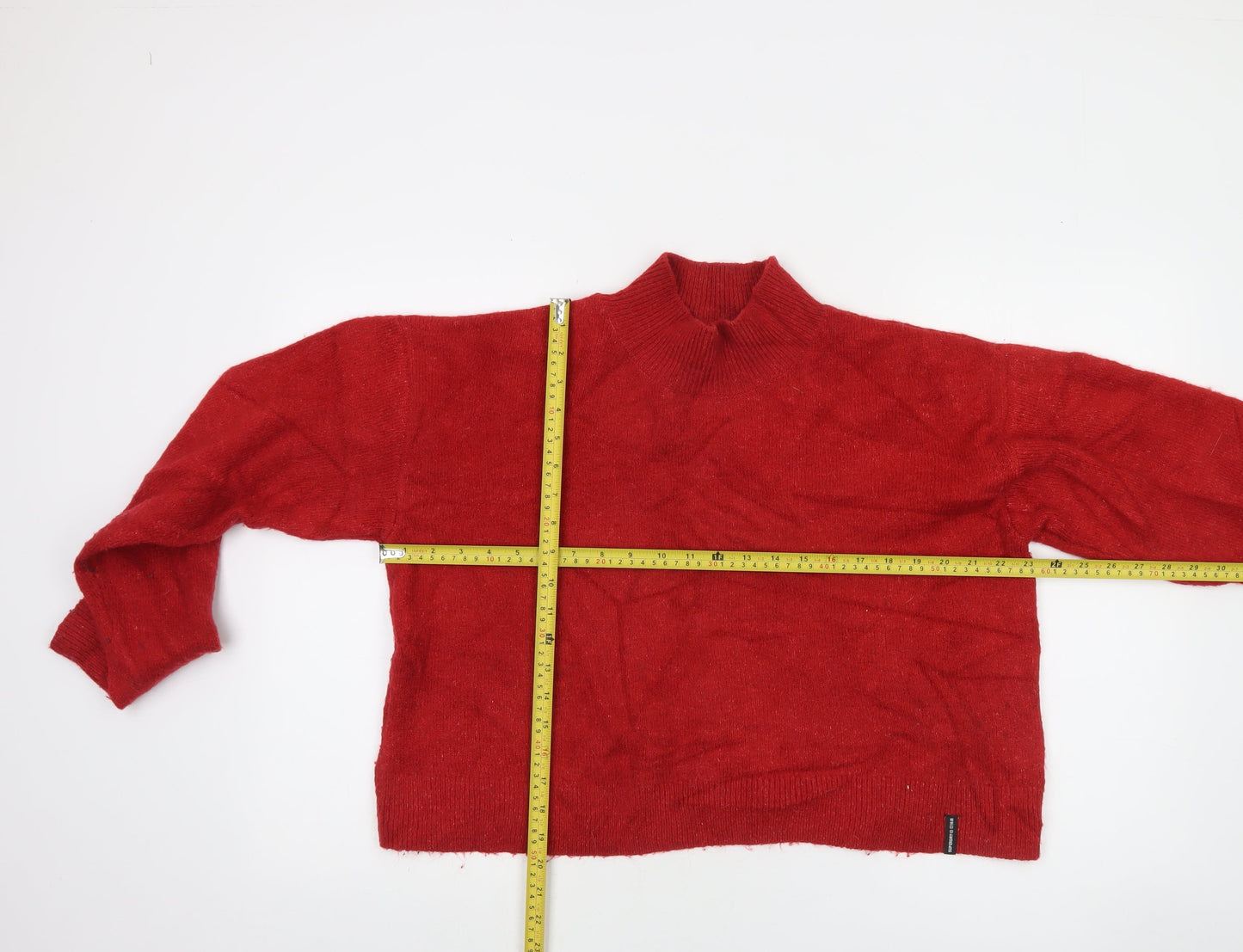 Womens UK Size 10 Superdry Red Pullover Jumper