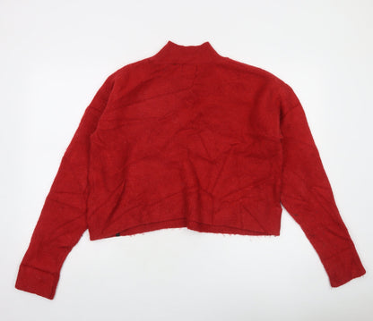 Womens UK Size 10 Superdry Red Pullover Jumper