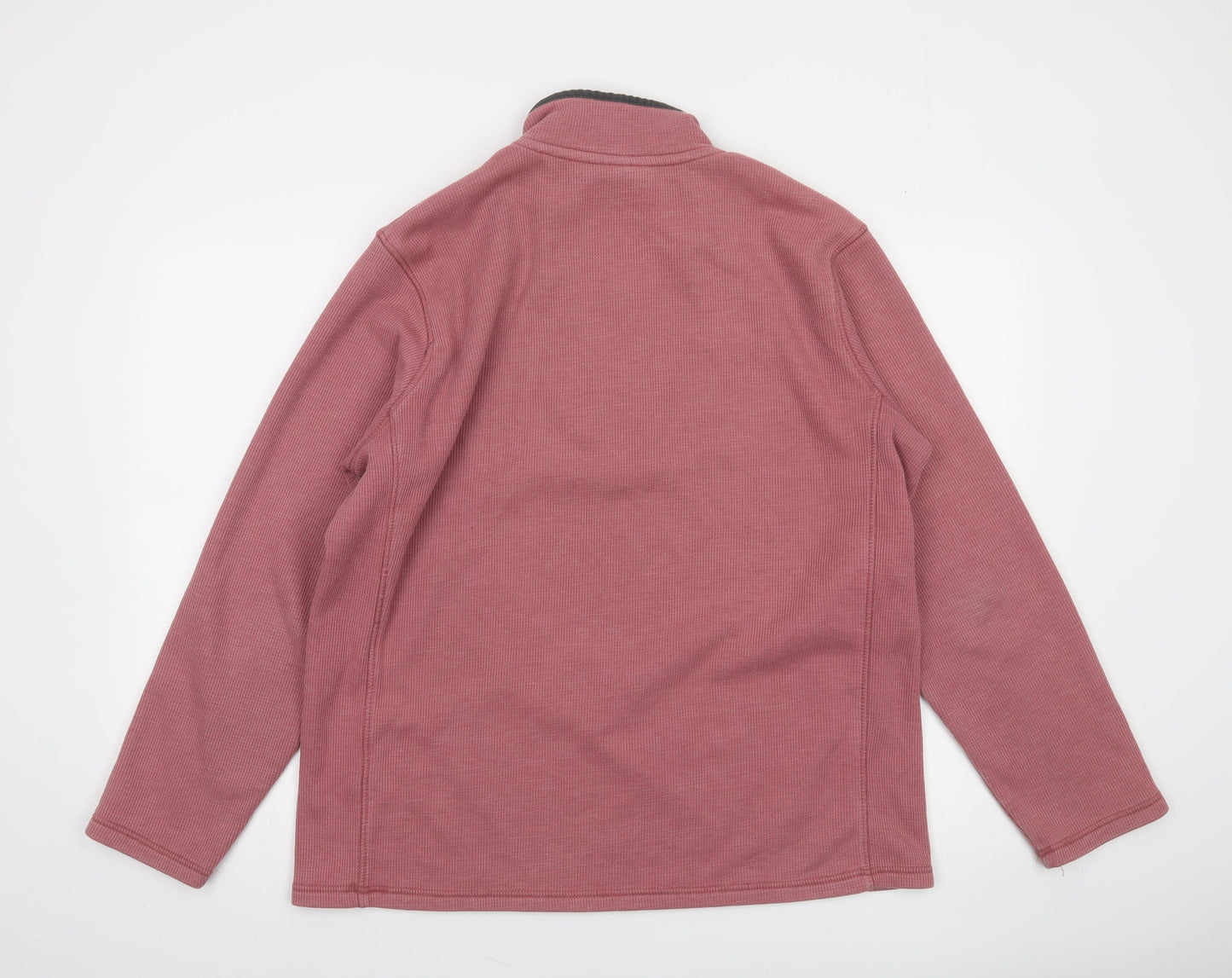 Mens UK Size L Mountain Warehouse Pink Henley Sweatshirt