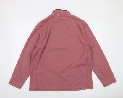 Mens UK Size L Mountain Warehouse Pink Henley Sweatshirt