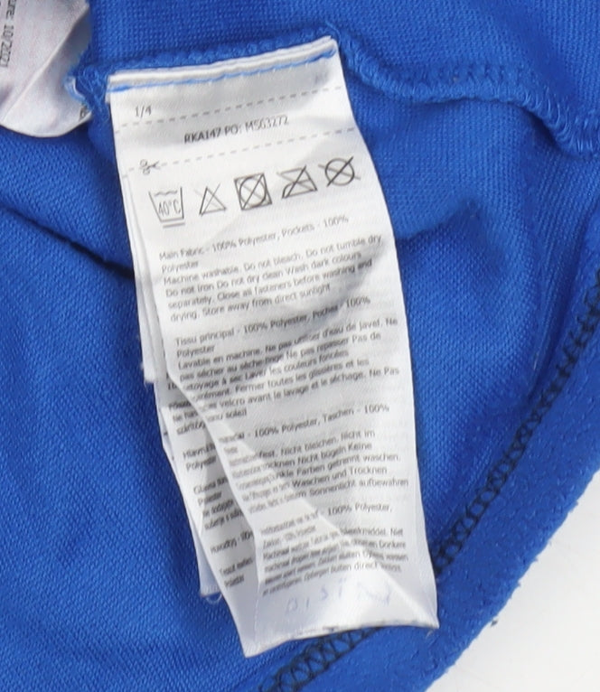 Regatta Boys Blue Fleece Full Zip Jacket 5-6 Years Outdoor Lightweight