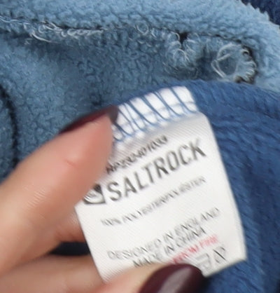 Saltrock Boys Blue Full Zip Fleece Hoodie Age 7-8 Years