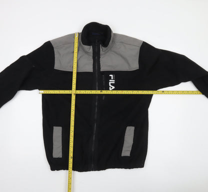 Mens UK Size L FILA Black Basic Jacket