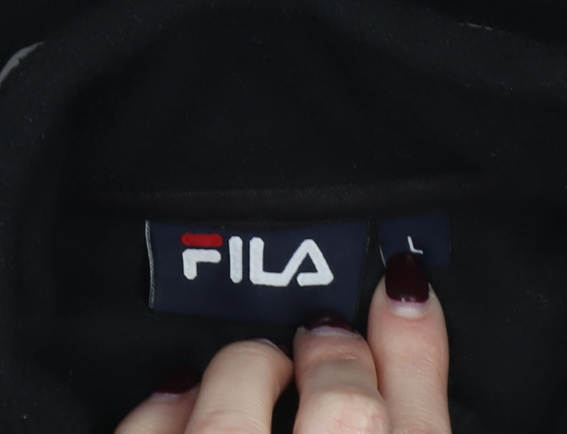 Mens UK Size L FILA Black Basic Jacket
