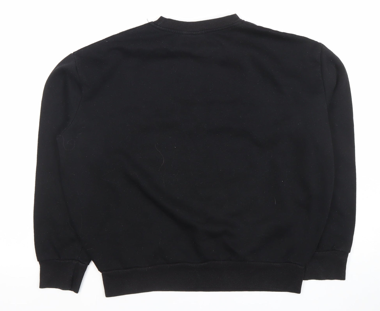 Disney Women Black Sweatshirt Size 10/12 Mickey Friends Original Buddies